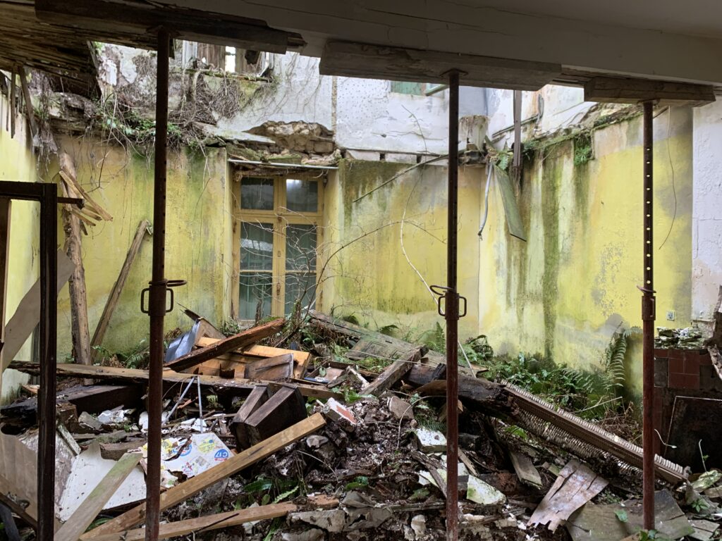 Le château tel que nous l'avons découvert.