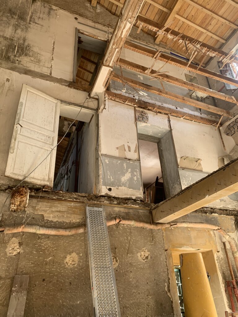 Les travaux du château